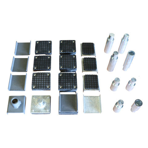 Set verhoogstukken voor schaarbrug 2,7T