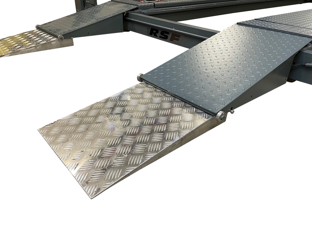 Aluminium verlengstukken voor oprijplaten