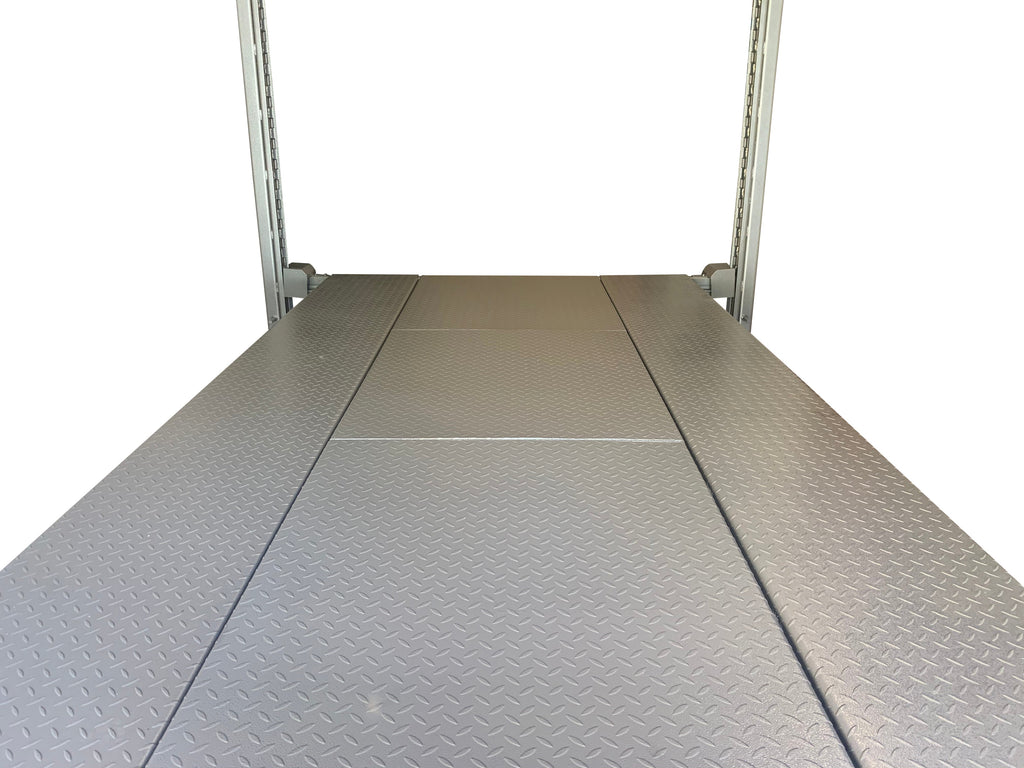 Stalen afdekplaten voor XL parkeerbrug